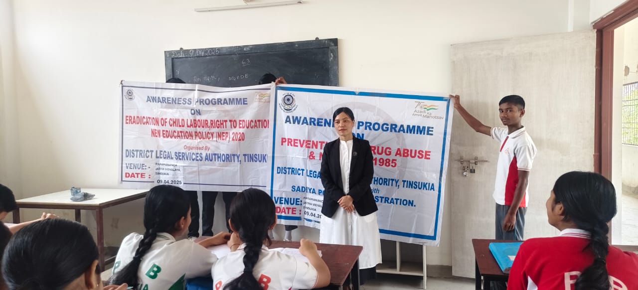 AWARENESS PROGRAMME ON PREVENTION OF DRUGS ABUSE AND ERADICTION OF CHILD LABOUR