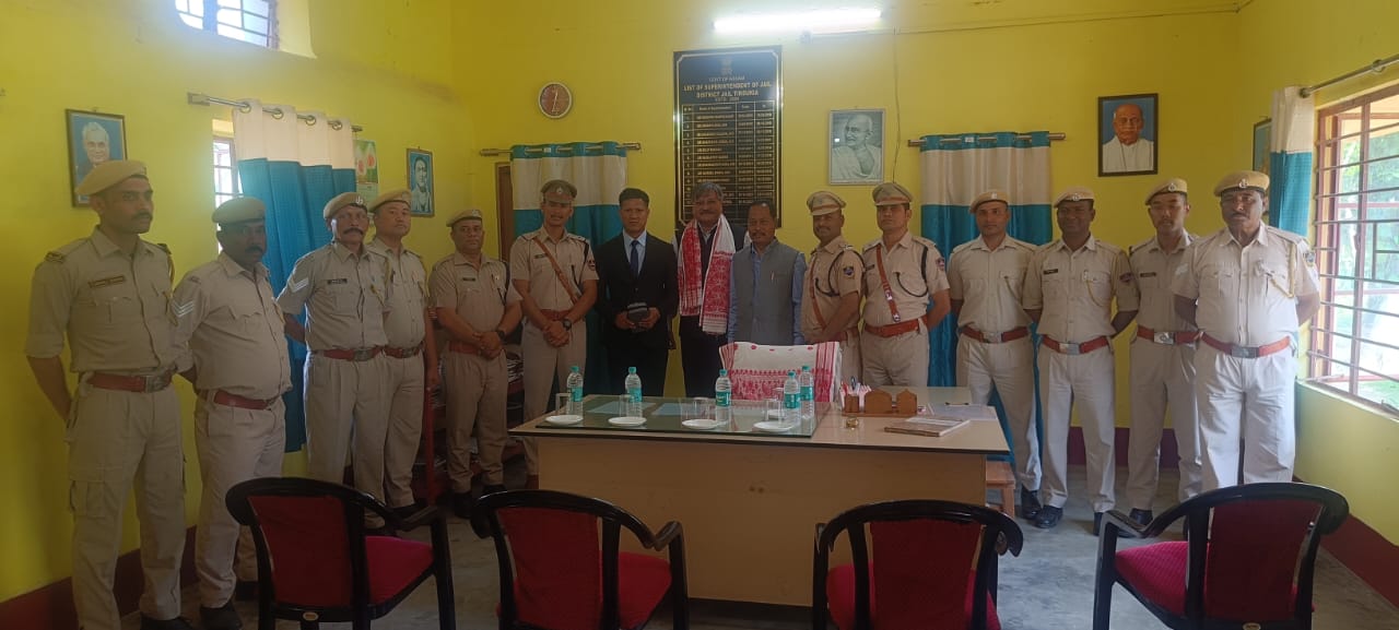 VISIT OF HON’BLE JUSTICE; GUWAHATI HIGHCOURT TO DISTRICT JAIL, TINSUKIA